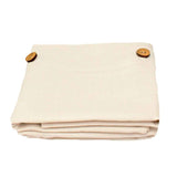 Almond Linen Pillowcases in pairs | fits a standard size pillow |  finisihed with a 1cm tairloed edge and coconut buttons | Ecodownunder (7827900727549)