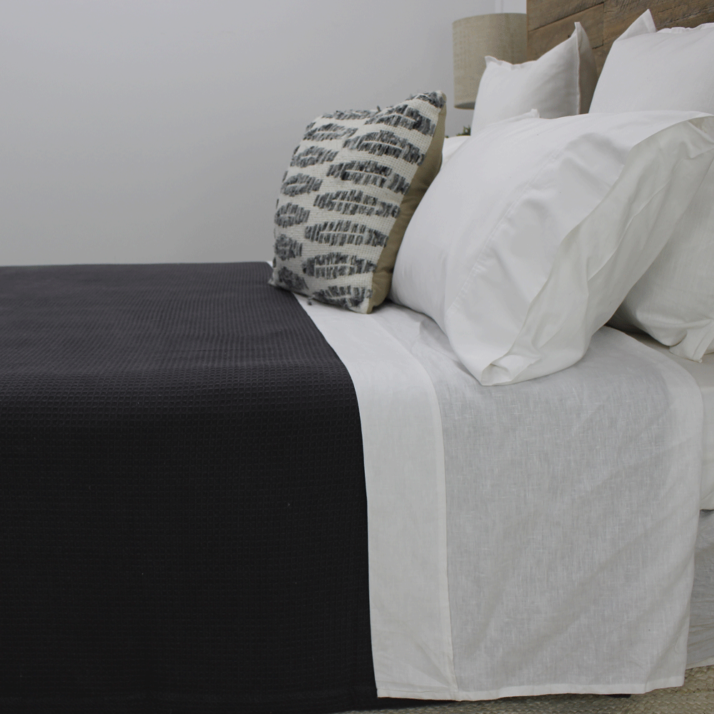 Blanket Coverlet Charcoal Ecodownunder Australia