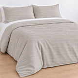 Chambray Organic Cotton Quilt Cover Set - Dune