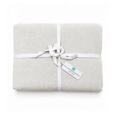 Linen Fitted Sheet - Cloud Grey