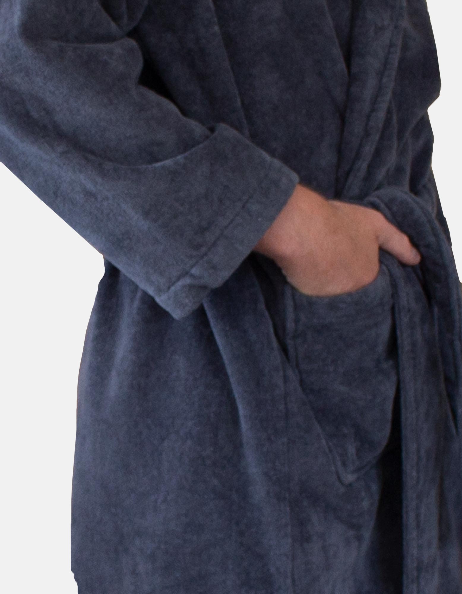 Under Robe Soft White Organic Cotton Bath Robe | Ecodownunder
