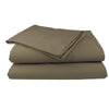 Khaki Double Bed Sheet Set | Pure Eco Cotton with a super soft Sateen finish | Ecodownunder (7741045014781) (8095773262077)