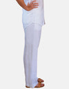 White Linen Lounge Pants (8195467280637)