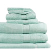 Luxury Organic Cotton Bath Sheet Set Stone (8218915930365) (8227219144957) (8227219505405)