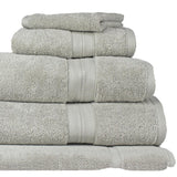 Luxury Organic Cotton Bath Sheet Set Stone (8218915930365) (8227219144957) (8227219505405)