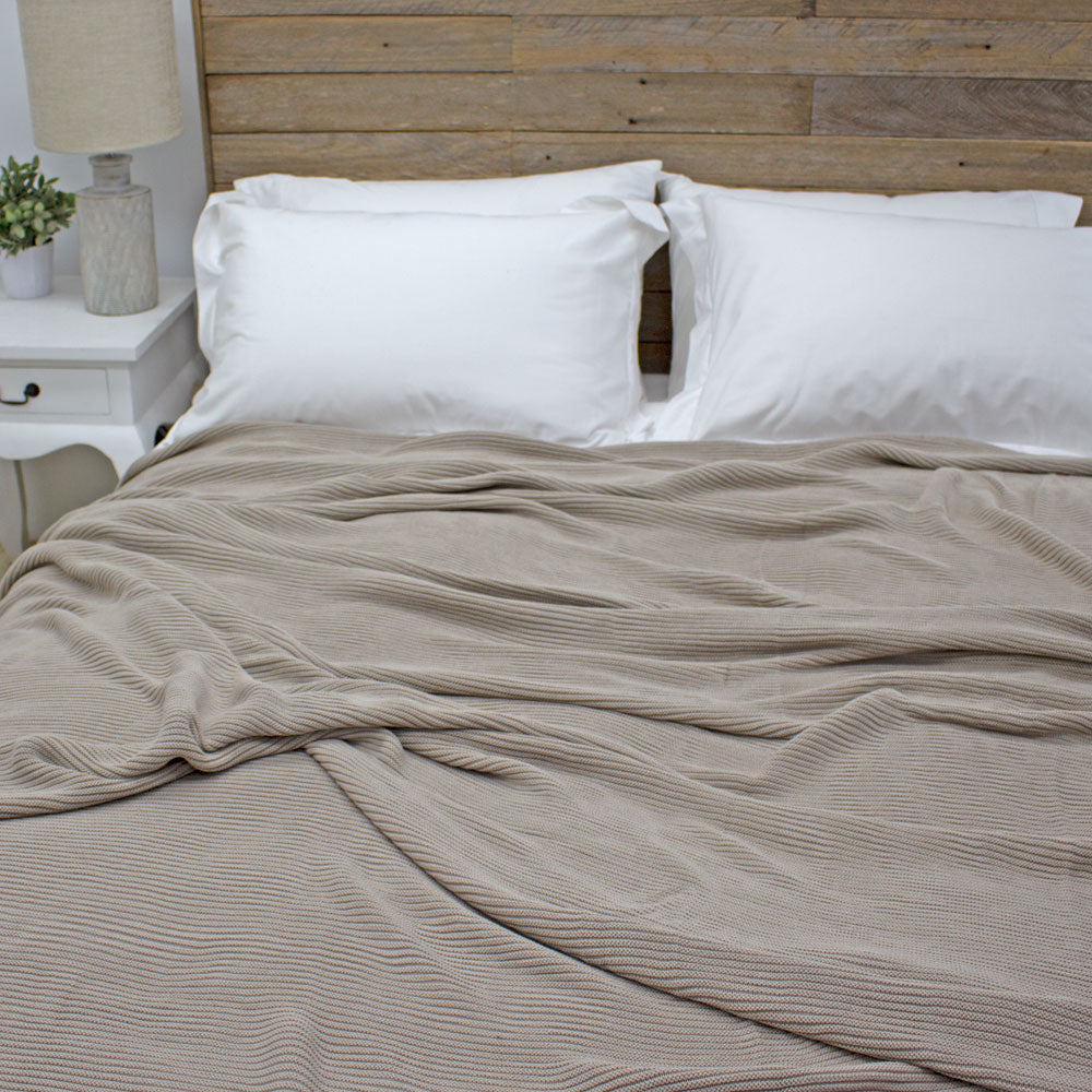 Cotton Knit Blankets & Coverlets Ecodownunder Australia
