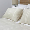 Standard Linen Pillow Case Pair Natural Stripe (8633313198333) (8722691784957) (8722692210941)