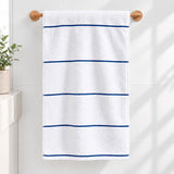 Shore Bath Towel Range - Navy Stripe