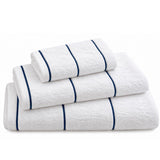 Shore Bath Towel Range - Navy Stripe