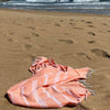 Turkish Style Towel Multi Stripe Orange (8738938814717)