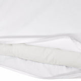 no buttons or zipper closure on quilt cover
