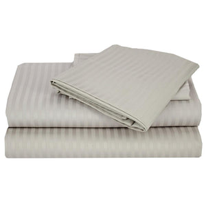 Eden Sateen Stripe Sheet Set (8820161675517) (8820206600445)