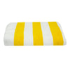 Vibrant Yellow and White striped beach or pool towels, large an absorbent  cotton | Ecodownunder (8633337381117)