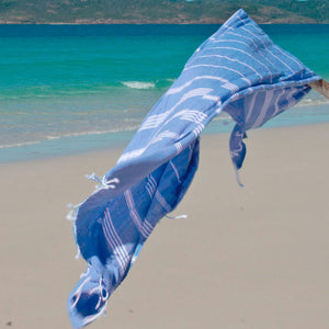 Turkish Style Towel Multi Stripe (7532921159933)