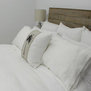 Soft White Linen Quilt Cover Sets in Queen or King Bed | Ecodownunder (8580076503293)