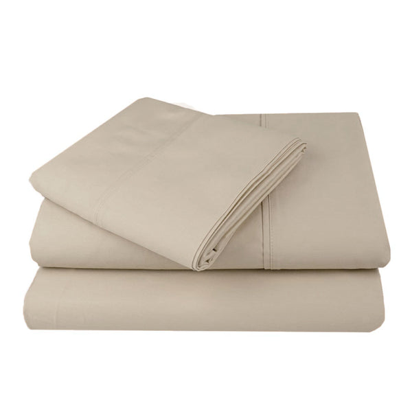 Signature 500 Thread Count Sheet Set | Stone | Ecodownunder