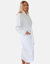 White Organic Cotton Bath Robe (8178738495741)