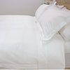 Super King Signature Eco Cotton Tailored Quilt Cover White+ Free pillowcase/s (4656689872995)