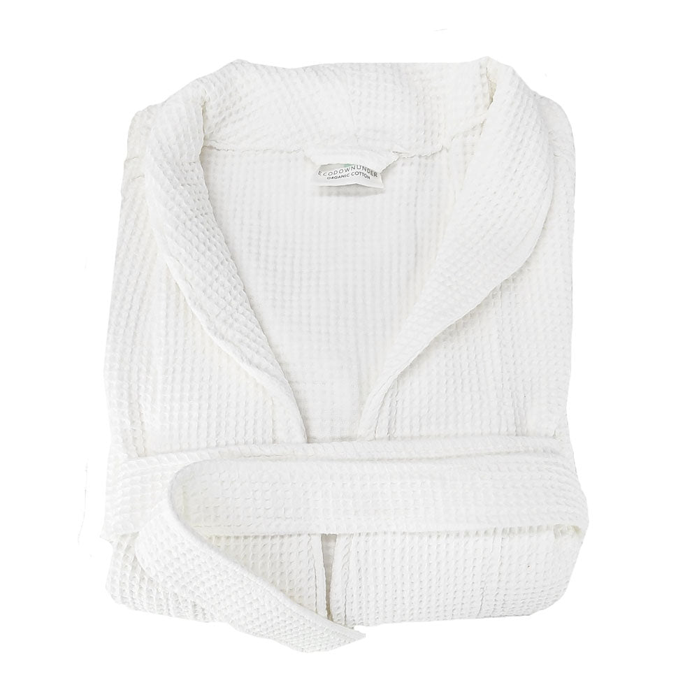 Waffle Organic Cotton Bath Robes – Ecodownunder