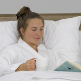 Organic Cotton Flannelette Sheet Sets in White.  Soft, Cosy and Warm for Winter