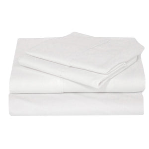 White Long Single  Cotton Sheet Sets | Ecodownunder (8149328756989)