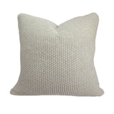 Eden Organic Cotton Cushion Cover in light oyster grey and matching throws are also available.   Size is 50x50cm  | Ecodownunder (7710895898877)