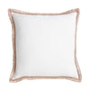 Spindrift Cream/Off White Cotton Cushion Cover is made from 100% cotton and finished a rope stitch edge.  the cover is 50x50cm | Ecodownunder (6912663748804)