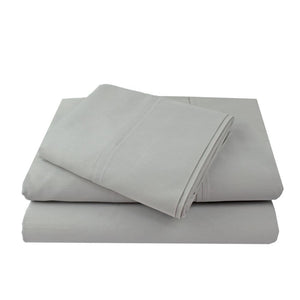 Light Grey  Queen Bed Size Cotton Sheet Sets.  Available in a 37cm wall or 50cm deep wall | Ecodownunder Australia (7736494194941)