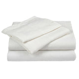 Double Bed Size Linen and Cotton 50/50 White Sheet Sets, super soft with a linen look from $109.00 | Ecodownunder (7700640203005) (7934446764285) (7934447485181)