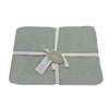 Sage Green Linen Fitted Sheets, or buy a sheet sett. White, Blue Green, Ochre, Almond in Double, Queen and King Bed Sizes | Ecodownunder (7827888046333)