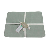 Sage Green Linen Fitted Sheets, or buy a sheet sett. White, Blue Green, Ochre, Almond in Double, Queen and King Bed Sizes | Ecodownunder (7812154294525) (7974204440829)