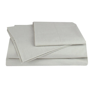 Soft Grey Cashmere & Cotton Sheet Sets.  8% Cashmere and 92% Cotton - these are lights,  super soft and drapable sheets.  Avail able in all Australian Bed Sizes | Ecodownunder (7825022157053)