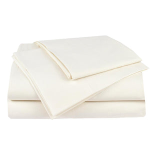 White Cashmere & Cotton Sheet Sets.  8% Cashmere and 92% Cotton - these are lights,  super soft and drapable sheets.  Avail able in all Australian Bed Sizes | Ecodownunder (7824948986109)