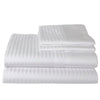 Luxurious Eco Cotton Hayman Queen Bed and King Bed Sheet Sets, includes pillowcases. These are 500 thread count, with an inlaid sateen stripe in white or soft grey | Ecodownunder (4436608254051) (8604980740349) (8604980838653) (8604980969725) (8604981068029) (8604981199101)