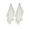 White linen tea towels are super absorbent  | Sets of 2 | great for drying glassware | Ecodownunder (7817052455165)