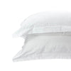 White Eco Cotton Tailored Pillowcase (2179439099993)