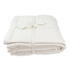 Organic Cotton Waffle Blanket in White.  Available in Medium (suits a Single, King Single or Double Bed and Large suits a Queen or King Bed) | Ecodownunder (7771010302205)