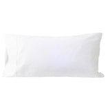 White Eco Cotton King Pillowcase 90cm x 50cm | Ecodownunder (2159431319641)